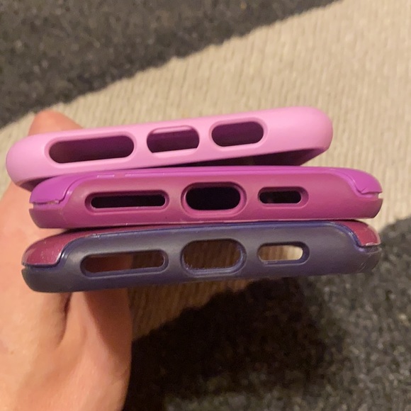 BUNDLE Otterbox Symmetry Flex Pop Cases iPhone 11 Pro Max (Purples) - Picture 5 of 6
